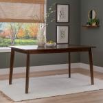 Brown Wood Drury Dining Table