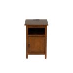 Hazelnut Wood Birkdale Charging End Table