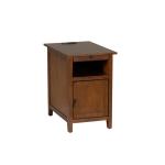 Hazelnut Wood Birkdale Charging End Table