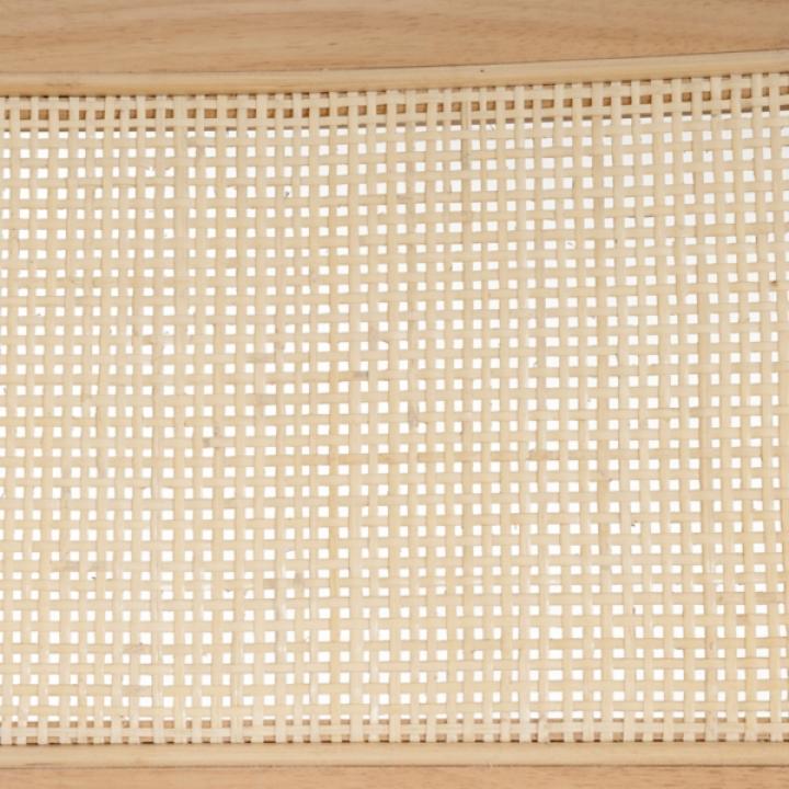 Natural Cane Bauer Bar Stools, Set of 2