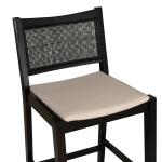 Black Cane Bauer Counter Stools, Set of 2