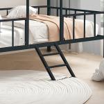 Black Metal House Twin Loft Bed