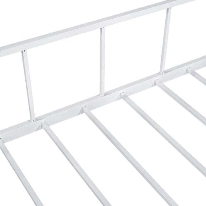 White Metal House Twin Loft Bed