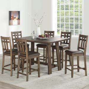 Faux Leather Saranac Counter Stools, Set of 2