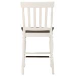White Two Tone Joanna Counter Stools, Set of 2
