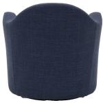 Navy Swivel Club Accent Chair
