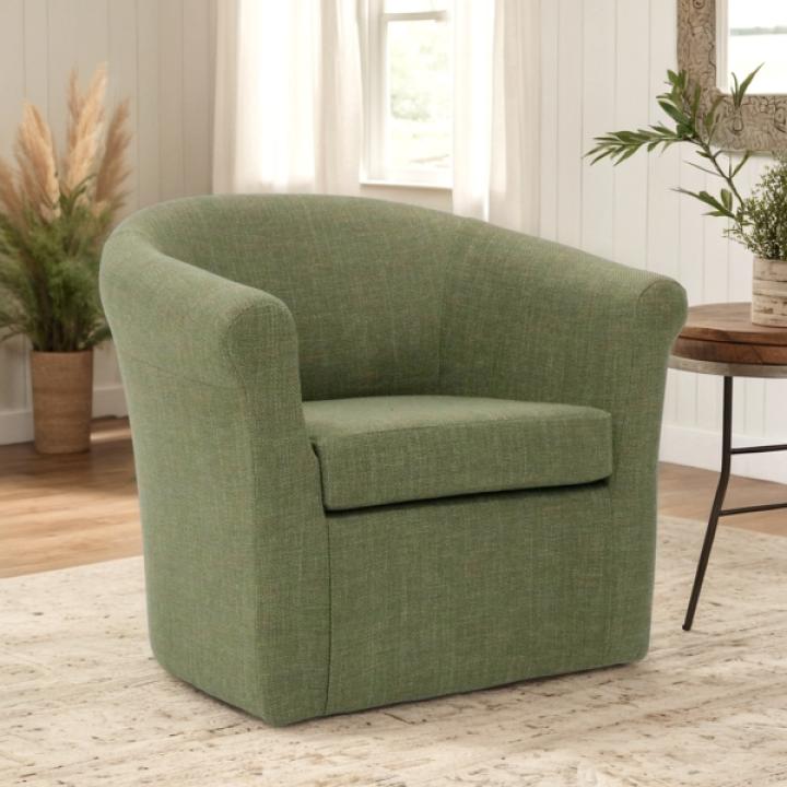 Green Marlee Swivel Accent Chair