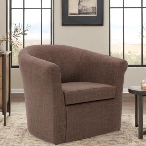 Brown Marlee Swivel Accent Chair