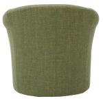 Green Upholstered Nikole Swivel Accent Chair