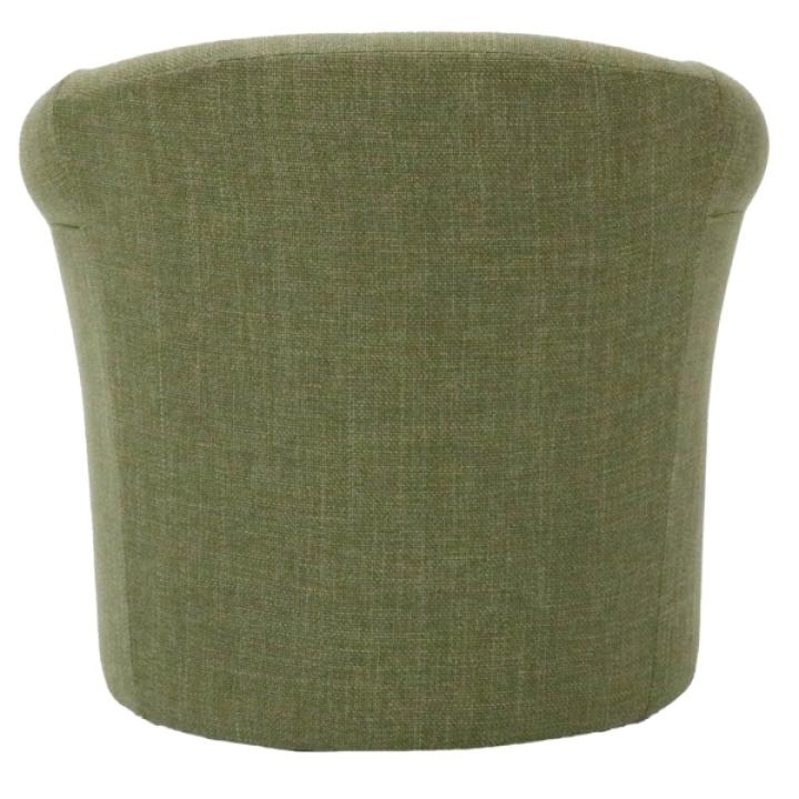 Green Upholstered Nikole Swivel Accent Chair