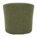 Green Upholstered Swivel Accent Chair