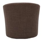 Truffle Brown Upholstered Swivel Accent Chair