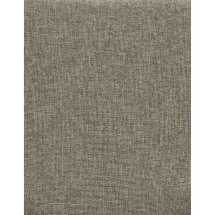 Neutral Wood Upholstered Nailhead Dining Chair