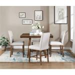 Bolin Light Beige Upholstered Counter Stool