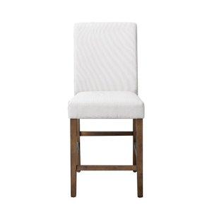 Bolin Light Beige Upholstered Counter Stool