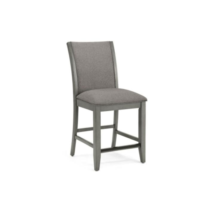 Dalina Gray Upholstered Counter Stool