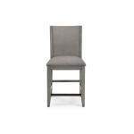 Dalina Gray Upholstered Counter Stool