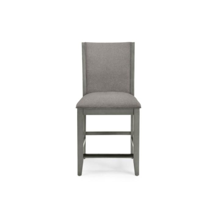 Dalina Gray Upholstered Counter Stool