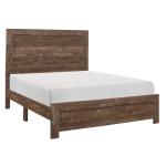 Corbin Rustic Brown Wood Queen Bed