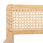 Natural Elm Wood Coastal Accent Chair