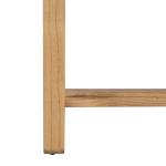 Natural Elm Wood Coastal Accent Chair