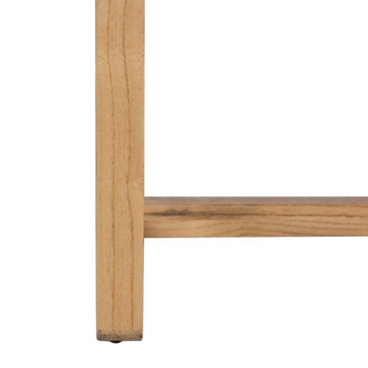 Natural Elm Wood Coastal Accent Chair