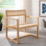 Natural Elm Wood Coastal Accent Chair