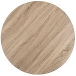 Round Natural Industrial Coffee Table