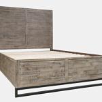 East Hampton Distressed Gray Queen Bed Frame