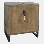 East Hampton Distressed Gray Nightstand