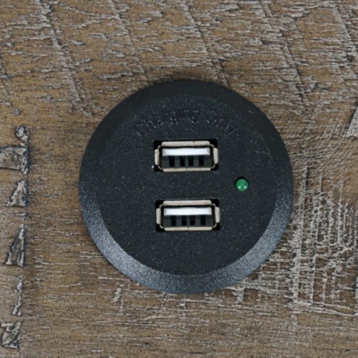 East Hampton Distressed Gray Nightstand