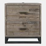 East Hampton Distressed Gray Nightstand