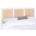 Safavieh Vienna White Cane Full Size Headboard