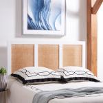 Safavieh Vienna White Cane Full Size Headboard