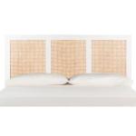 Safavieh Vienna White Cane Full Size Headboard