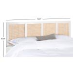Safavieh Vienna White Cane King Size Headboard