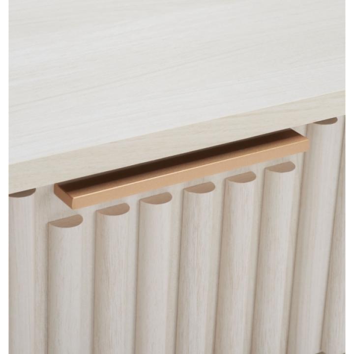 Safavieh Lylia Bleached Ribbed 2-Drawer Nightstand