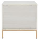 Safavieh Lylia Bleached Ribbed 2-Drawer Nightstand