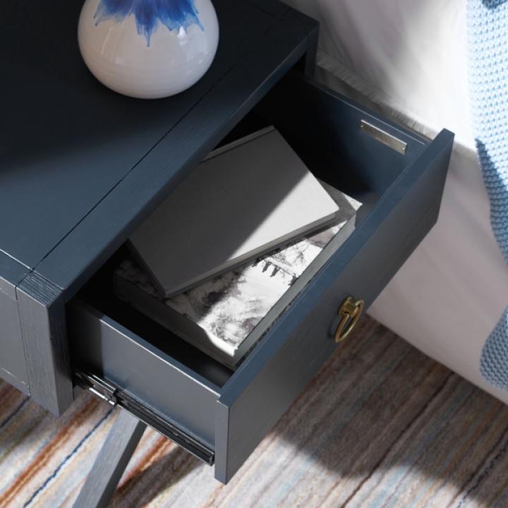 Safavieh Sadie Navy Blue Nightstand