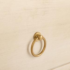 Safavieh Sadie Antique White Nightstand with Shelf