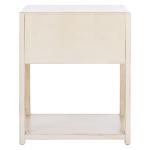 Safavieh Sadie Antique White Nightstand with Shelf