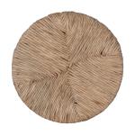 Maya Seagrass White Swivel Counter Stool