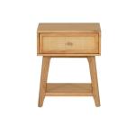 Cassie Cane and Wood Nightstand