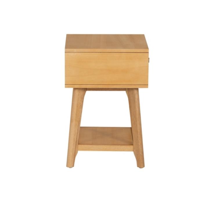 Cassie Cane and Wood Nightstand