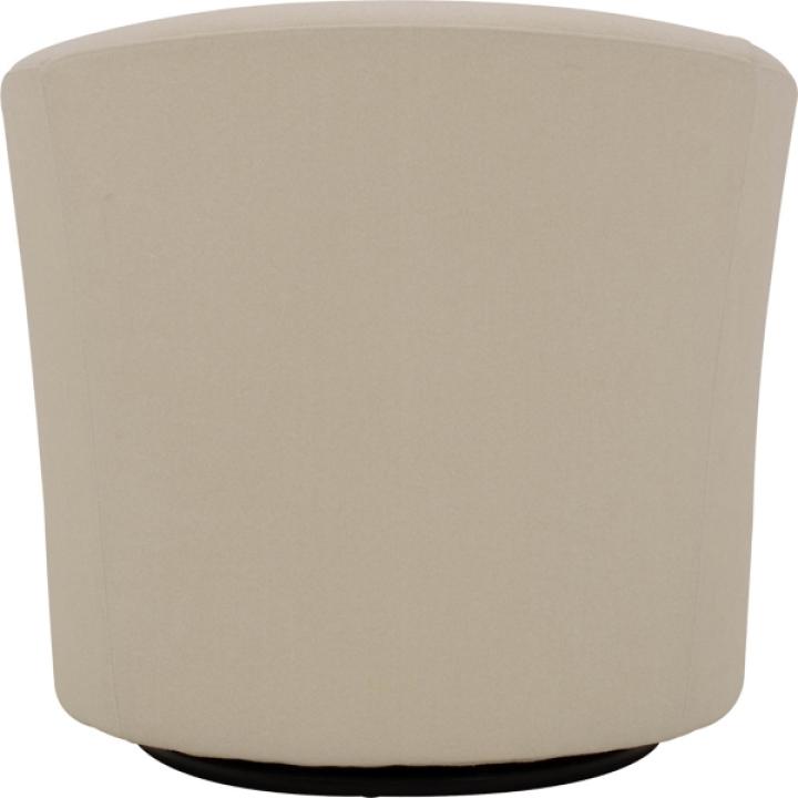 Chloe Ivory Upholstered Swivel Chair