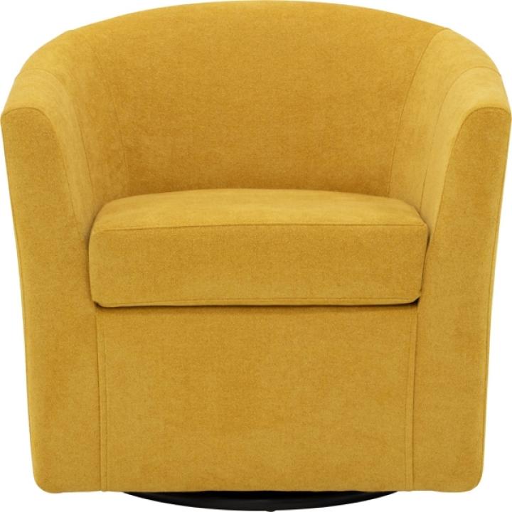 Chloe Marigold Upholstered Swivel Chair