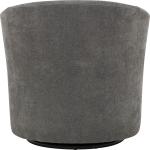Chloe Gray Upholstered Swivel Chair