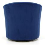 Chloe Royal Blue Upholstered Swivel Chair