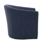 Chloe Navy Upholstered Swivel Chair