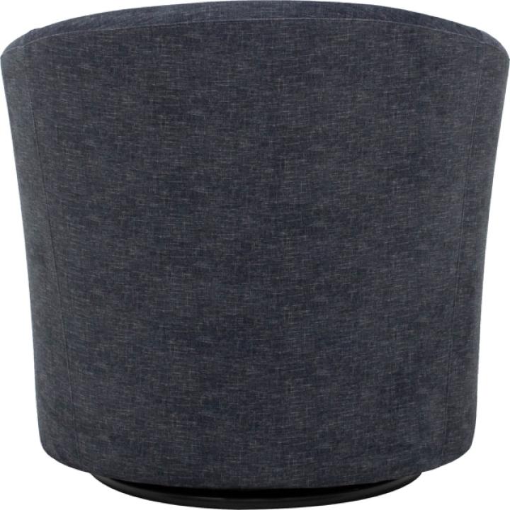 Chloe Anthracite Upholstered Swivel Chair